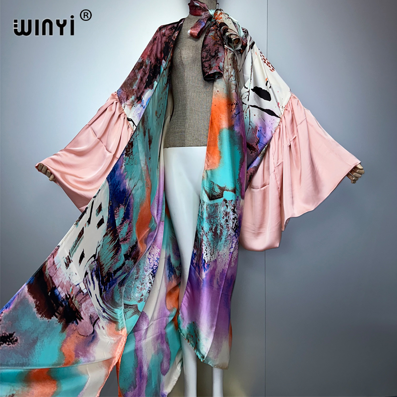 WINYI Vestido Kimono de Verão  - Cover Up Kaftan avaliação e preço