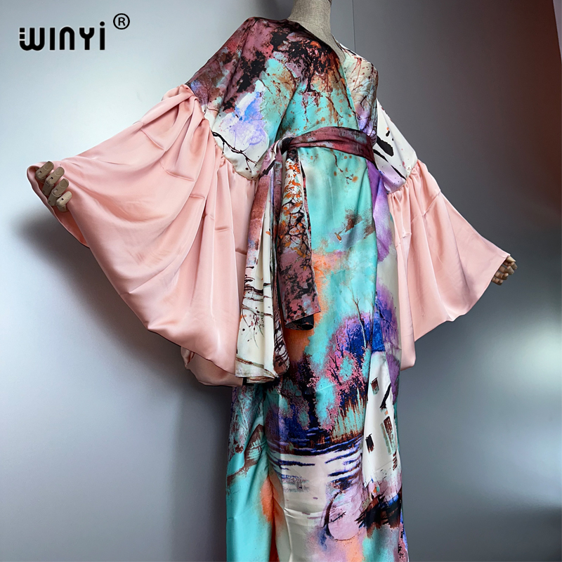 WINYI Vestido Kimono de Verão  - Cover Up Kaftan avaliação e preço