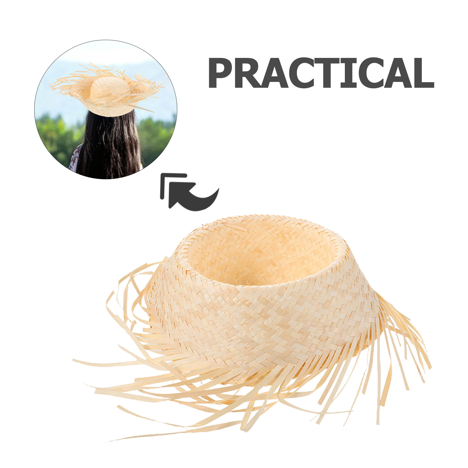 2 Chapéus de Palha Havaianos c - Hat Floppy Wide avaliação e preço
