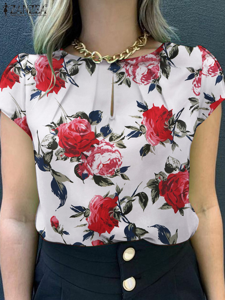 Zanzea verão boêmio manga curt - Romper Floral Print avaliação e preço