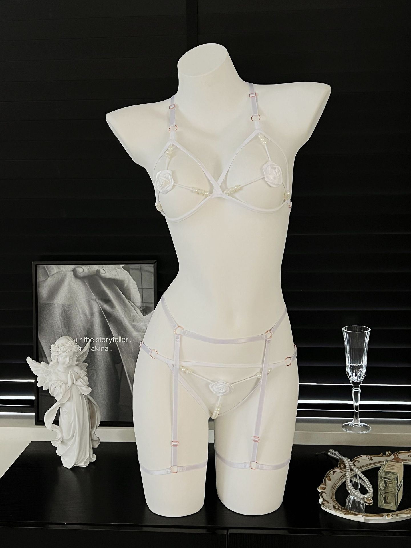 Conjunto de Sutiã Sexy com Pér - Bralette Triangle Set avaliação e preço