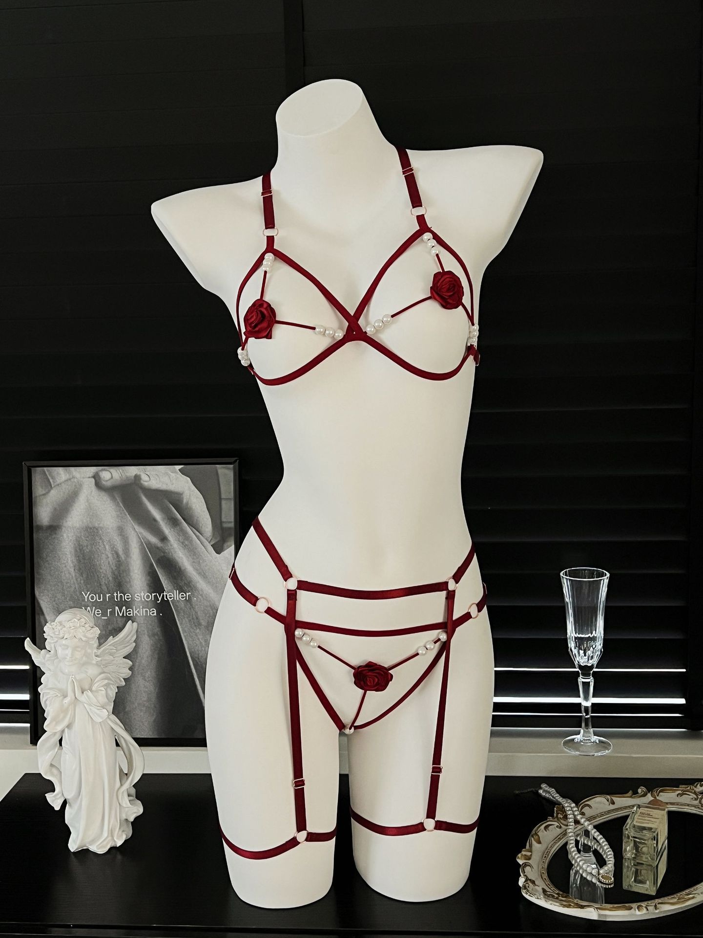 Conjunto de Sutiã Sexy com Pér - Bralette Triangle Set avaliação e preço