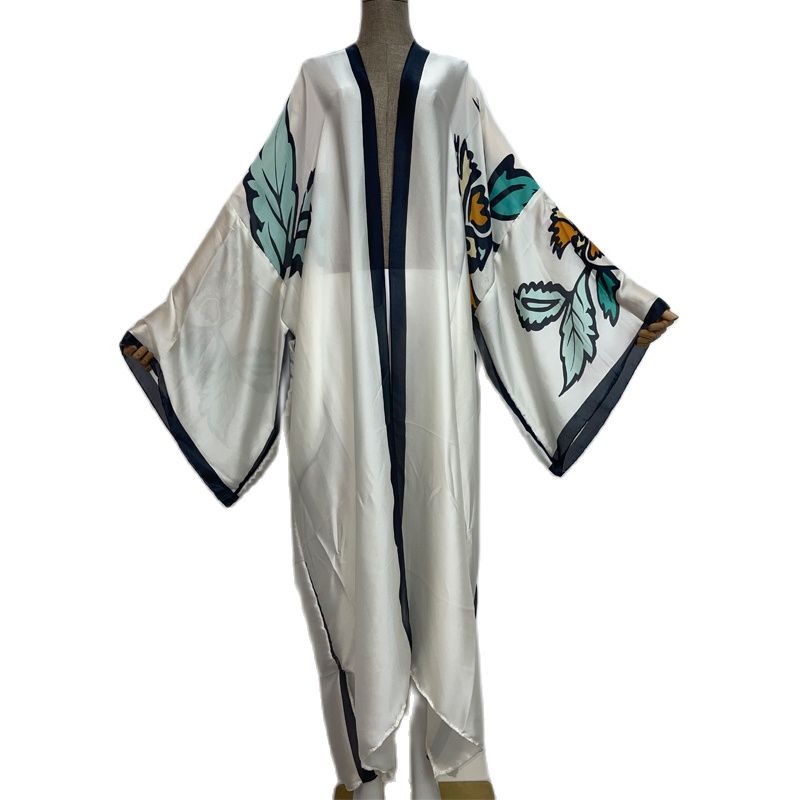 WINYI-Cardigã Boho de manga co - Cover Up Kaftan avaliação e preço