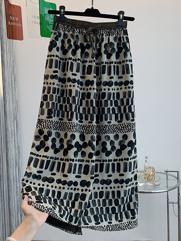 Saia Midi Solta e Leve com Est - Midi Skirt Floral avaliação e preço