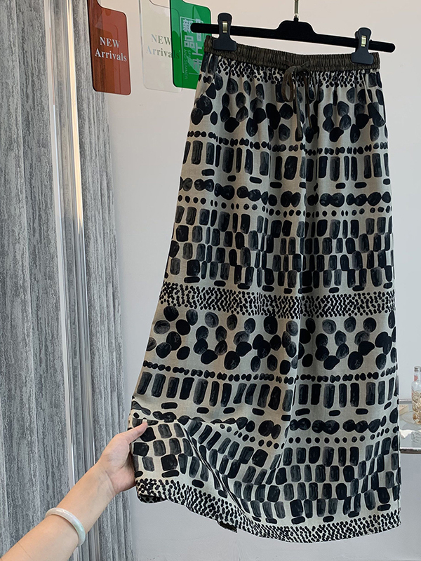 Saia Midi Solta e Leve com Est - Midi Skirt Floral avaliação e preço
