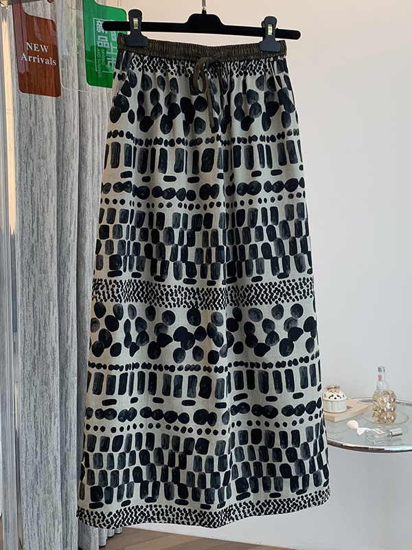 Saia Midi Solta e Leve com Est - Midi Skirt Floral avaliação e preço