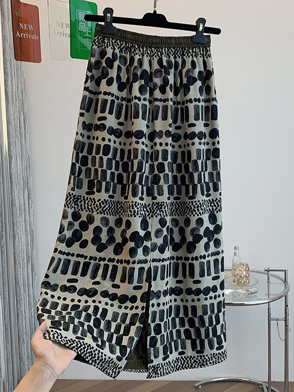 Saia Midi Solta e Leve com Est - Midi Skirt Floral avaliação e preço