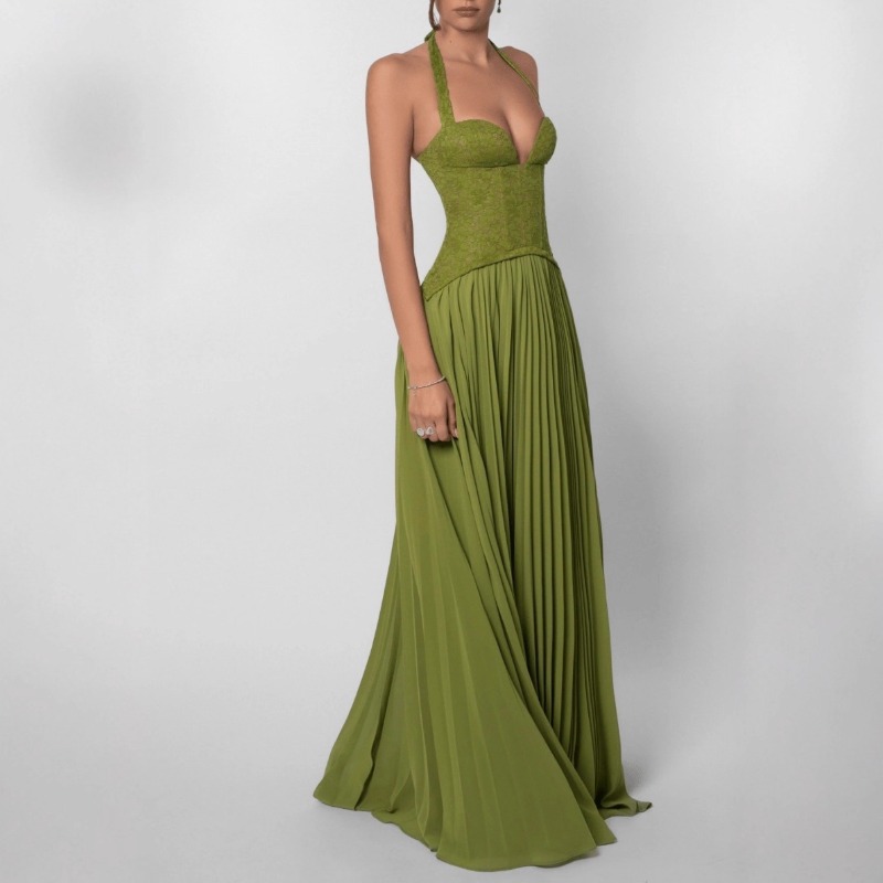 Vestido Longo Feminino Sexy co - Maxi Dress Halter avaliação e preço
