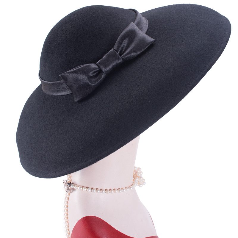 Lawliet-Lã Vintage feminina se - Hat Floppy Wide avaliação e preço